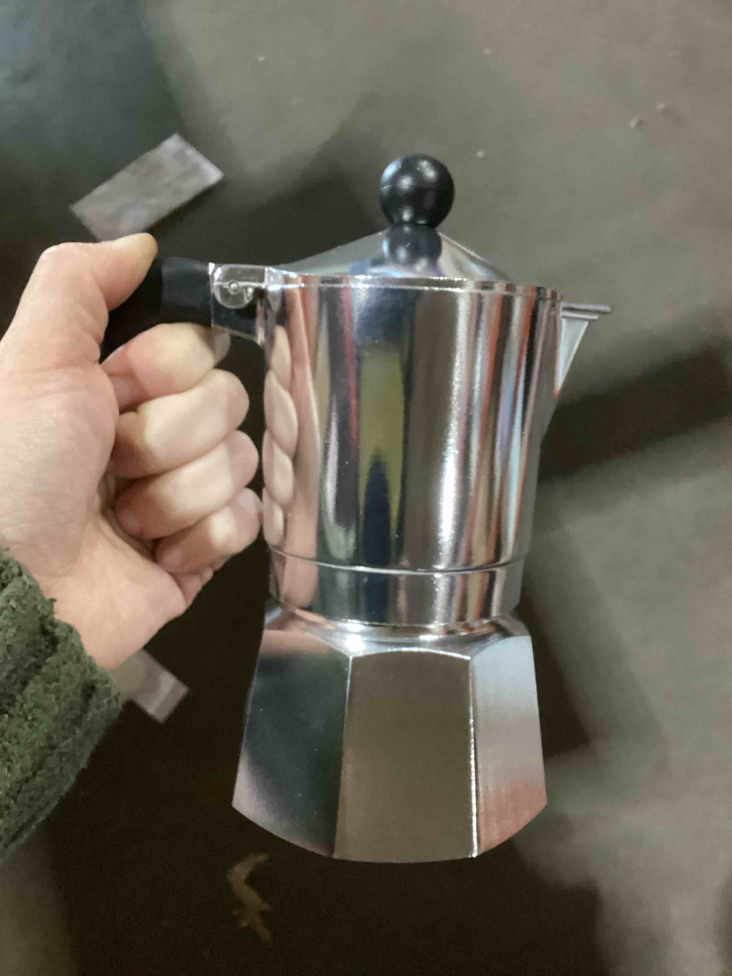 Condition photo showing New/Like New for bialetti mona cafe 3 cup espresso maker