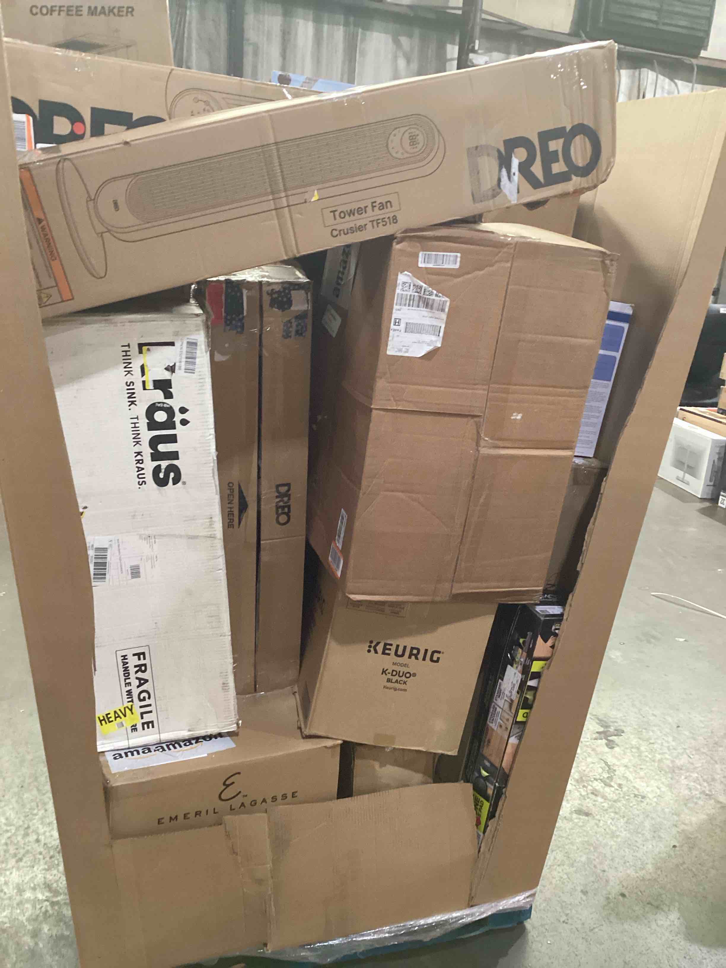 damaged/broken appliances 