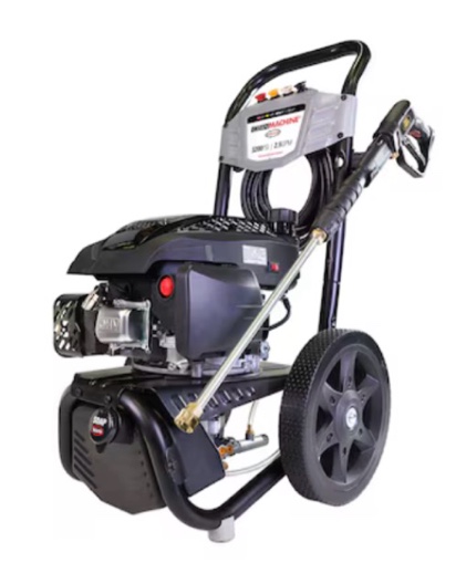 SIMPSON Clean Machine 3200-PSI 2.5-GPM Cold Water Gas Pressure washer with 4 Spray Tips