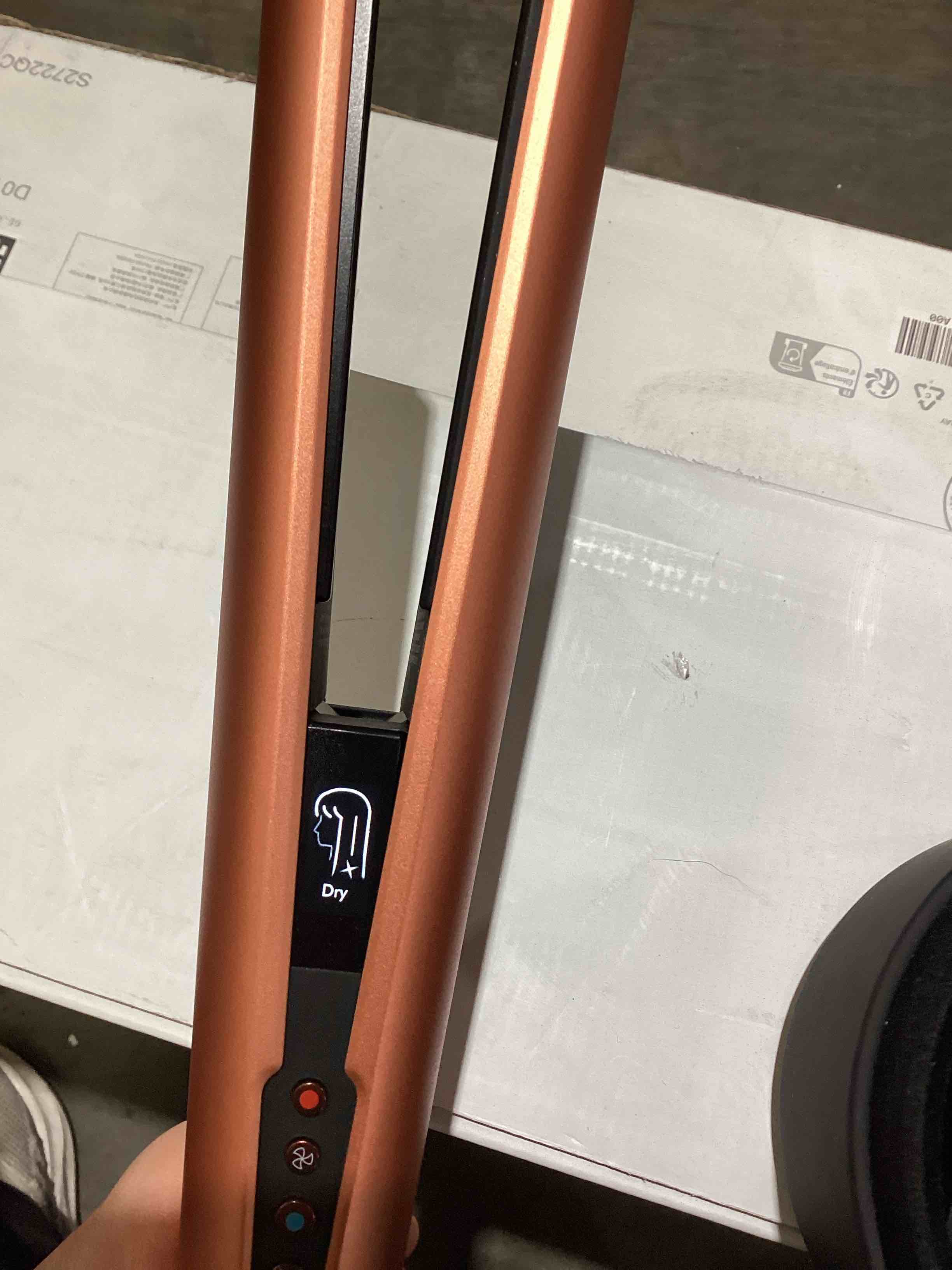 Condition photo showing Good Condition for *not in original box,powers on* Dyson Airstrait™ Straightener, Wet to Dry Hair Straightener, No Heat Damage, No hot Plates, All Hair Types