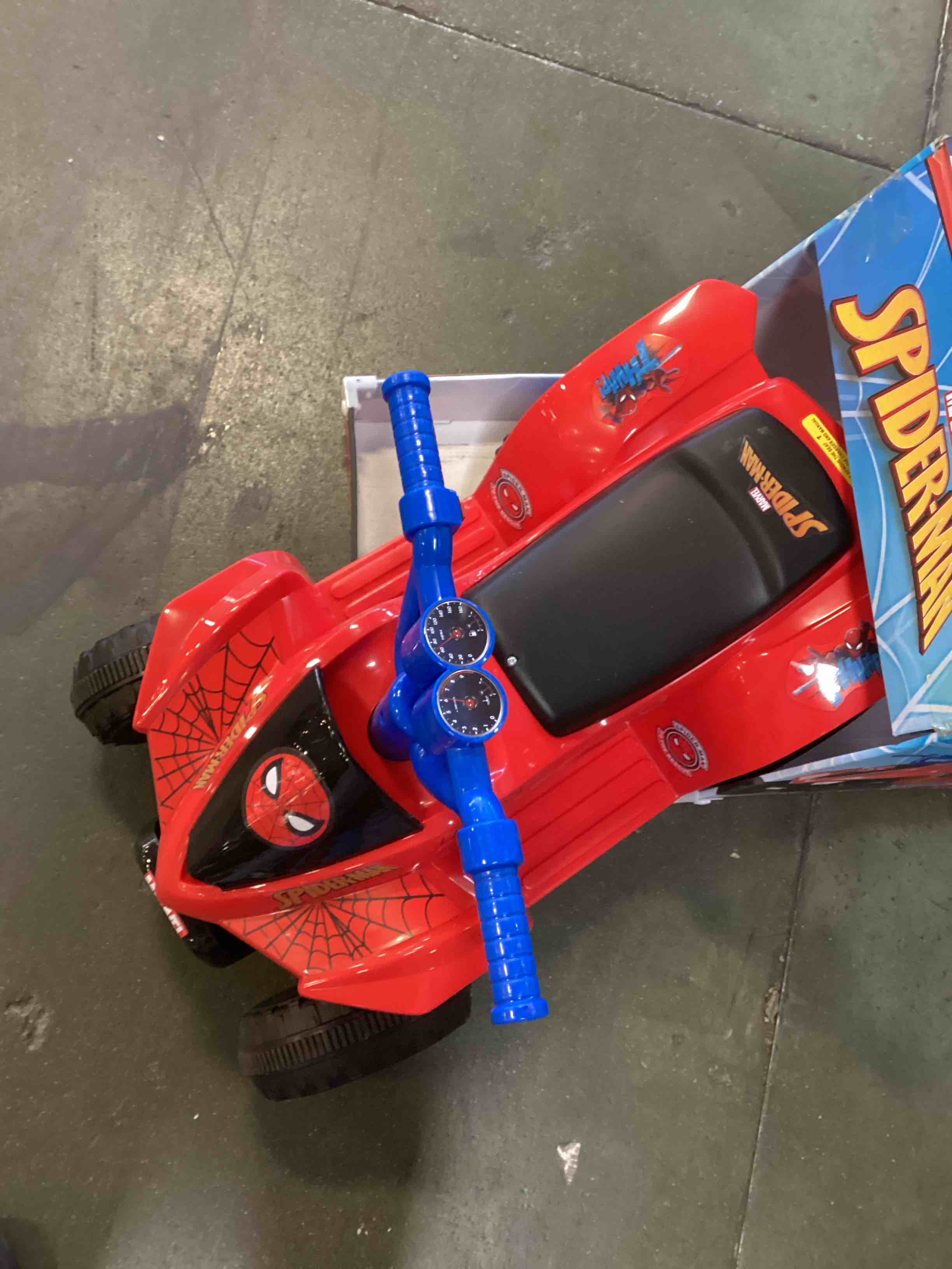 Hyper Toy HYP-MSQ-6711 6 Volt Spiderman ATV Ride on, Age Range: 3 - 6 Years
