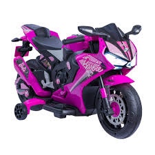 Barbie by Flybar, 6 Volts Motorcycle Ride on, for Kids, Ages 3+ Years, up to 65lbs, 1 mph