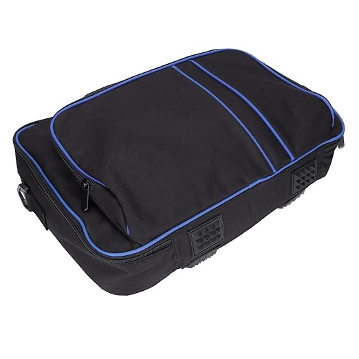 SUNGOOYUE Travel Carrying Bag Large Capacity Protective Console Case Portable for Games Controller and Gaming Accessories (Blue Black