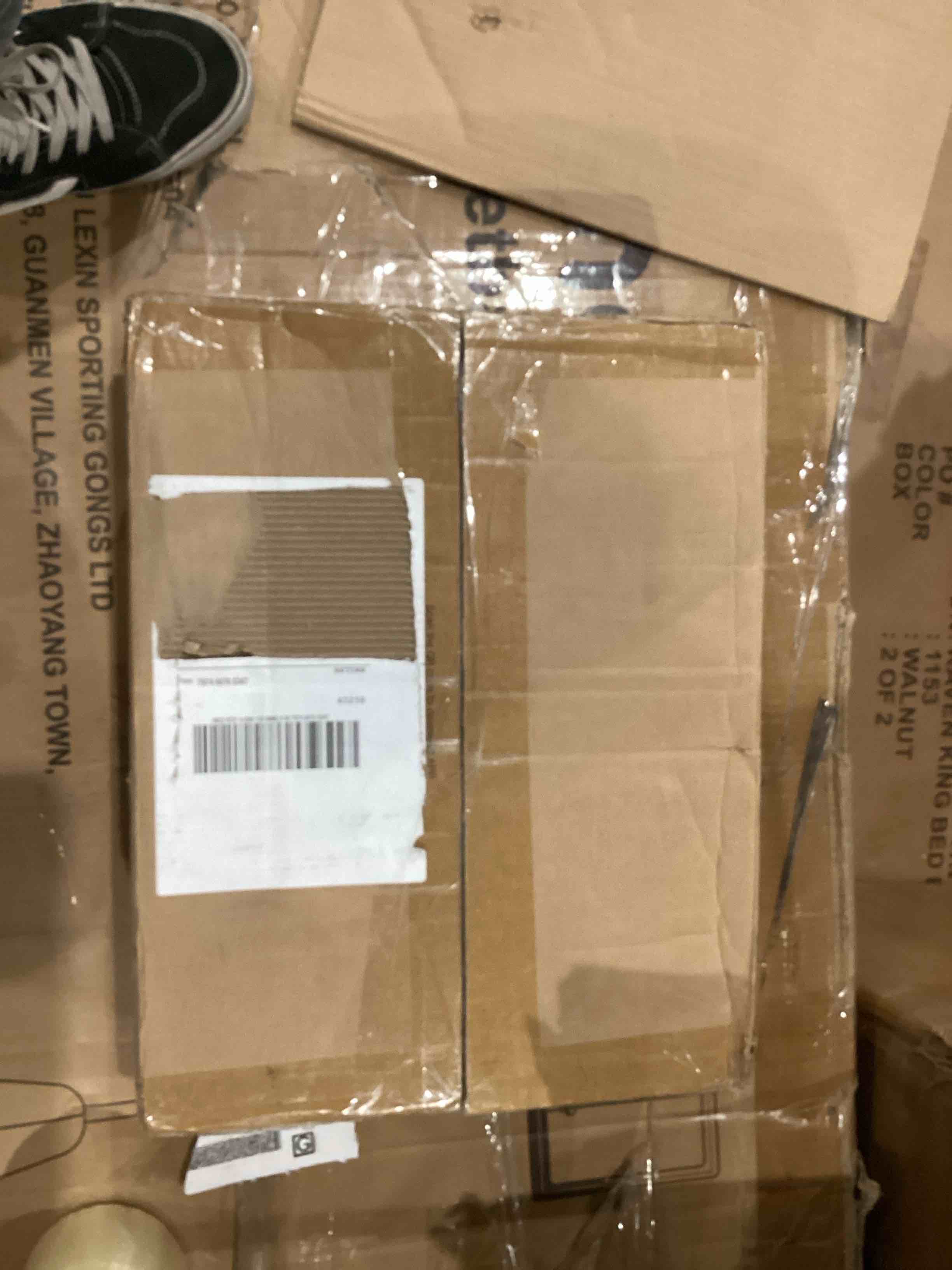 20-in black low profile ceiling fan with remote control