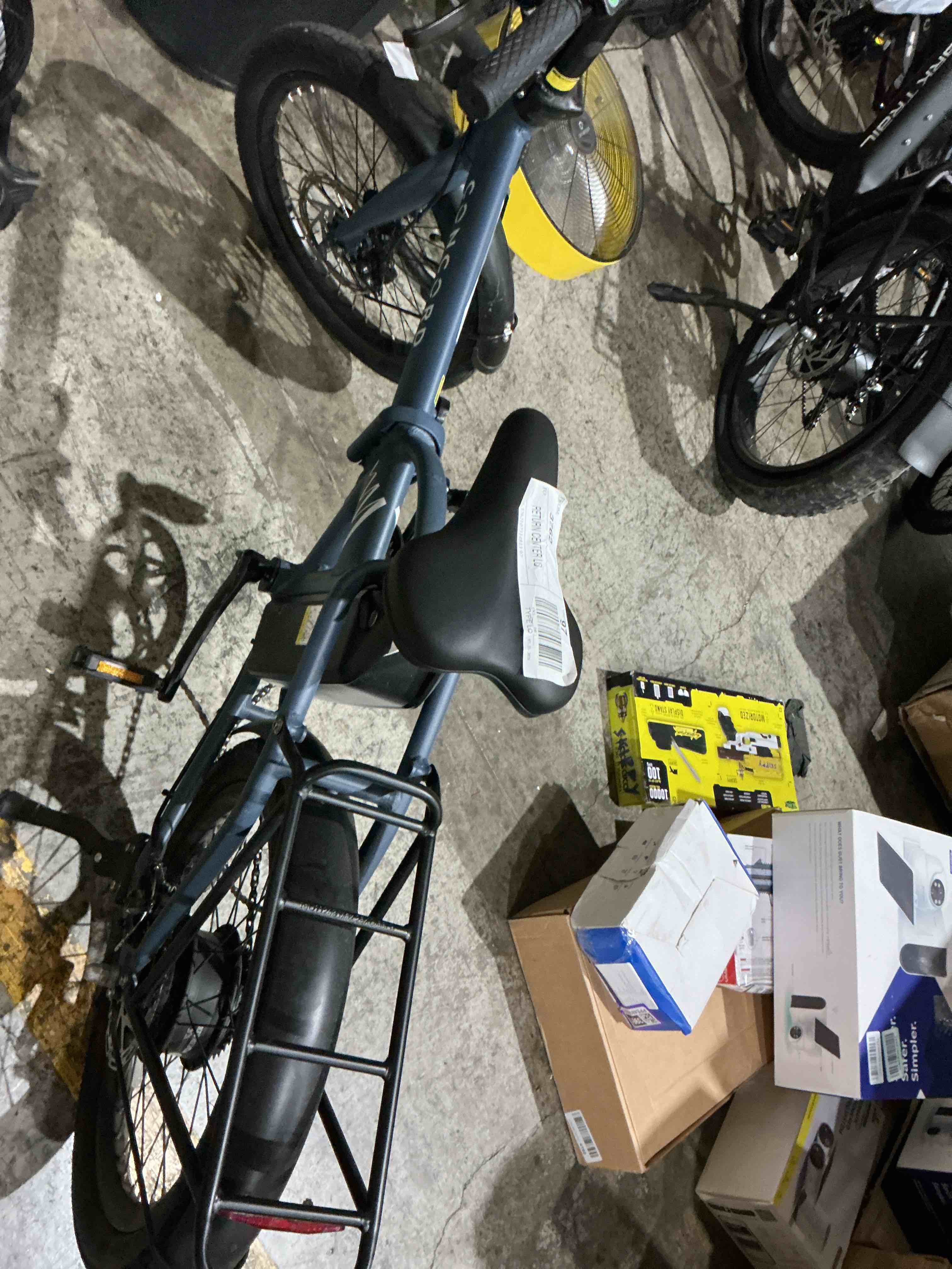 Condition photo showing As Is for concord 20" urbanfold electric folding bike, 36v, class 2, blue, fits riders 4'11" - 6'2", adult, unisex