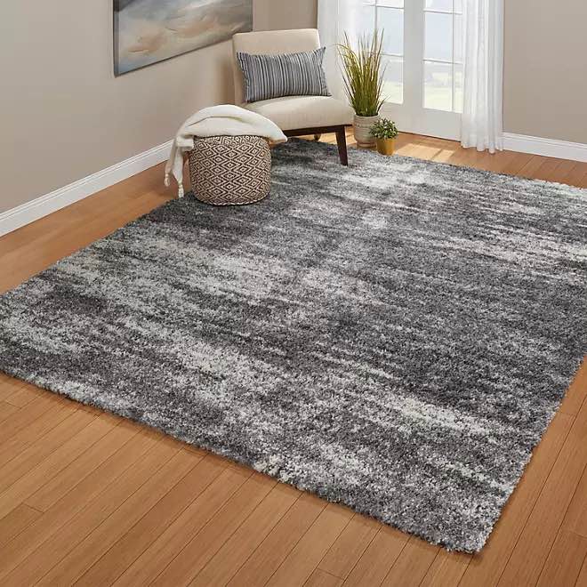 Drexel Lenox Shag Area Rug 5ft 3in x 7ft 5in