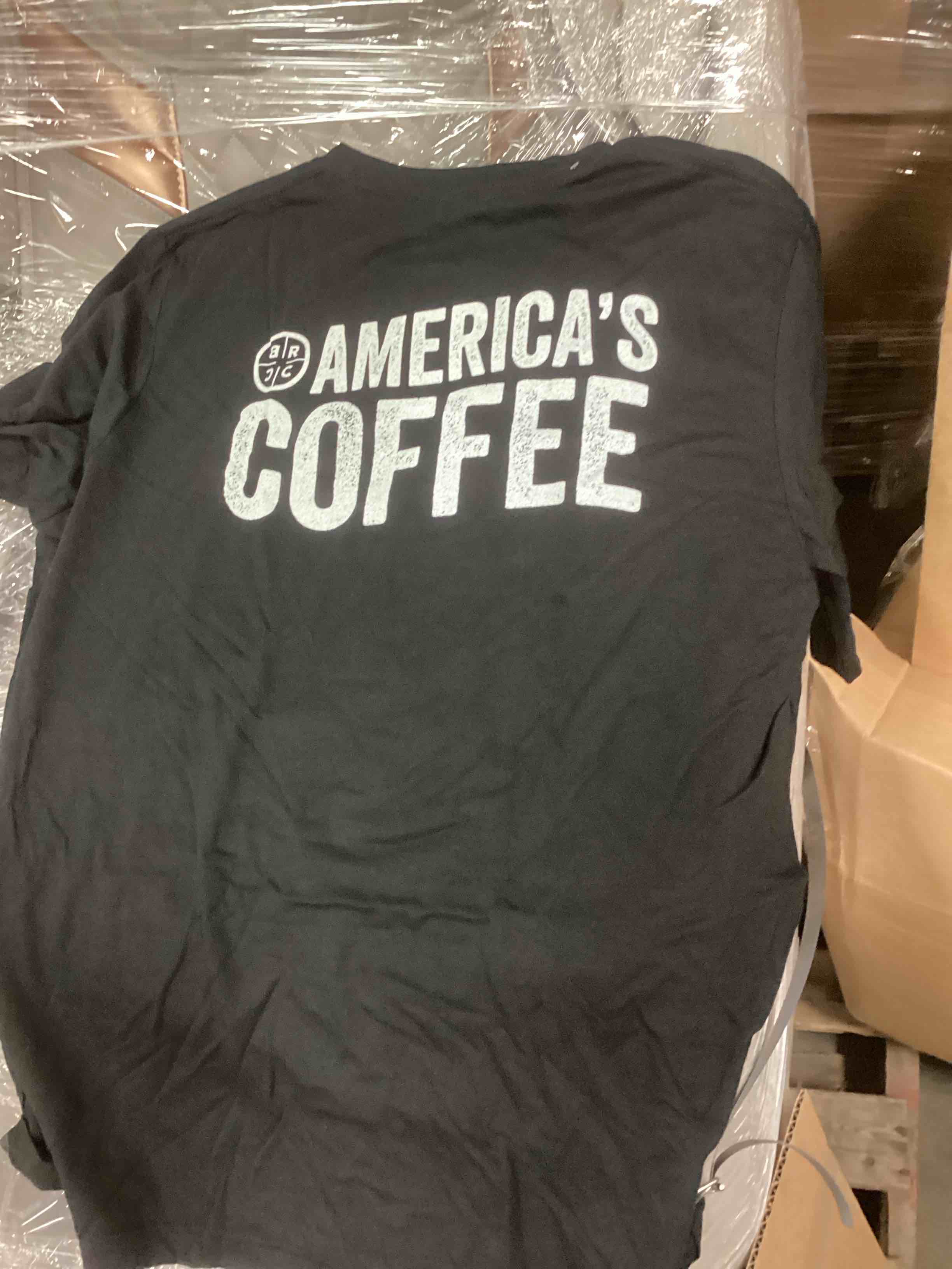 America’s Cofee T-Shirt, Black, XL