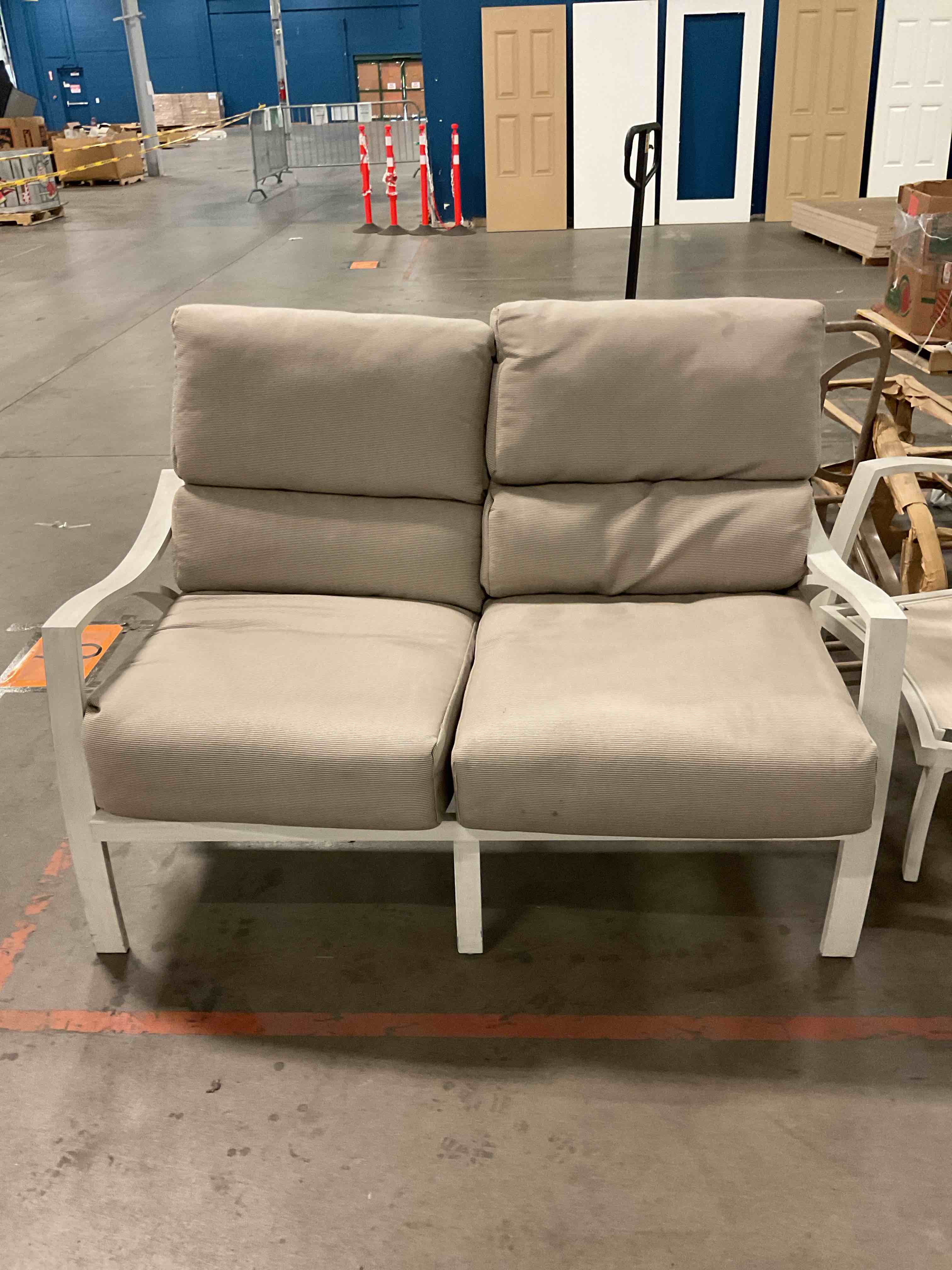 Patio Bench w/ cushions 