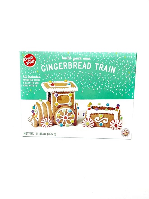 Create A Treat Create-a-Treat Gingerbread Ginger Bread Train Kit,1.83 LB (BB: 04/01/2025)