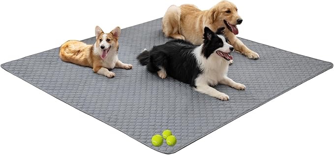 PJYuCien Washable Hexagonal Dog Playpen Mat, Non-Slip Pet Playpen Urine Pad, Reusable Puppy Training Pads for Whelping (Note: Pad Only, Playpen Not Included)