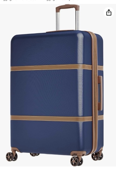 AmazonBasics Vienna Spinner Luggage Expandable Suitcase with Wheels pack 4