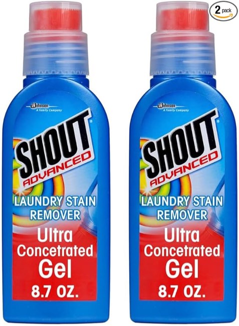 Shout Ultra-Concentrated Gel Brush Stain Lifter - 8.7 oz - 2 pk