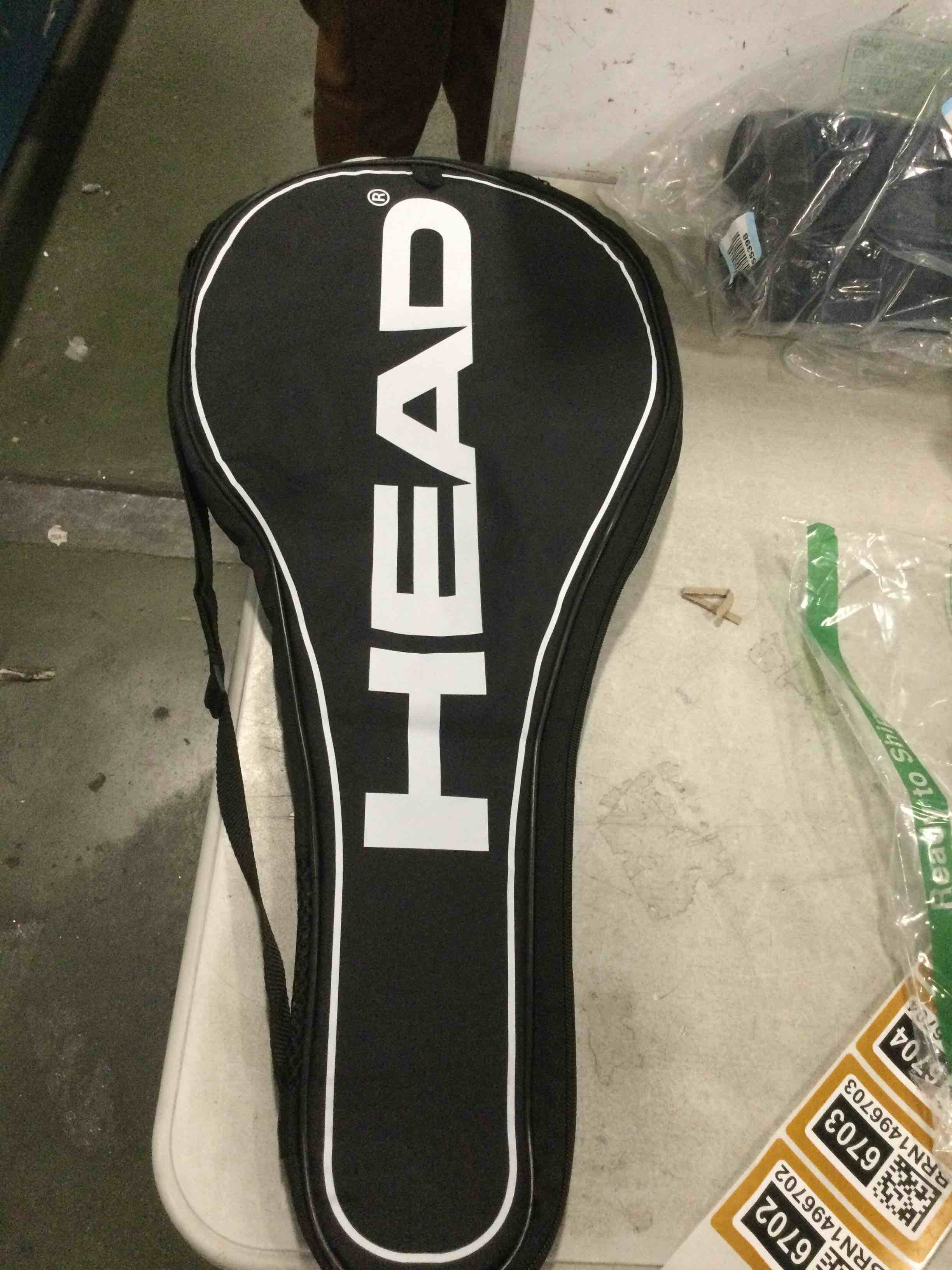 HEAD Tennis Racquet Cover Bag - Lightweight Padded Racket Carrying Bag w/Adjustable Shoulder Strap