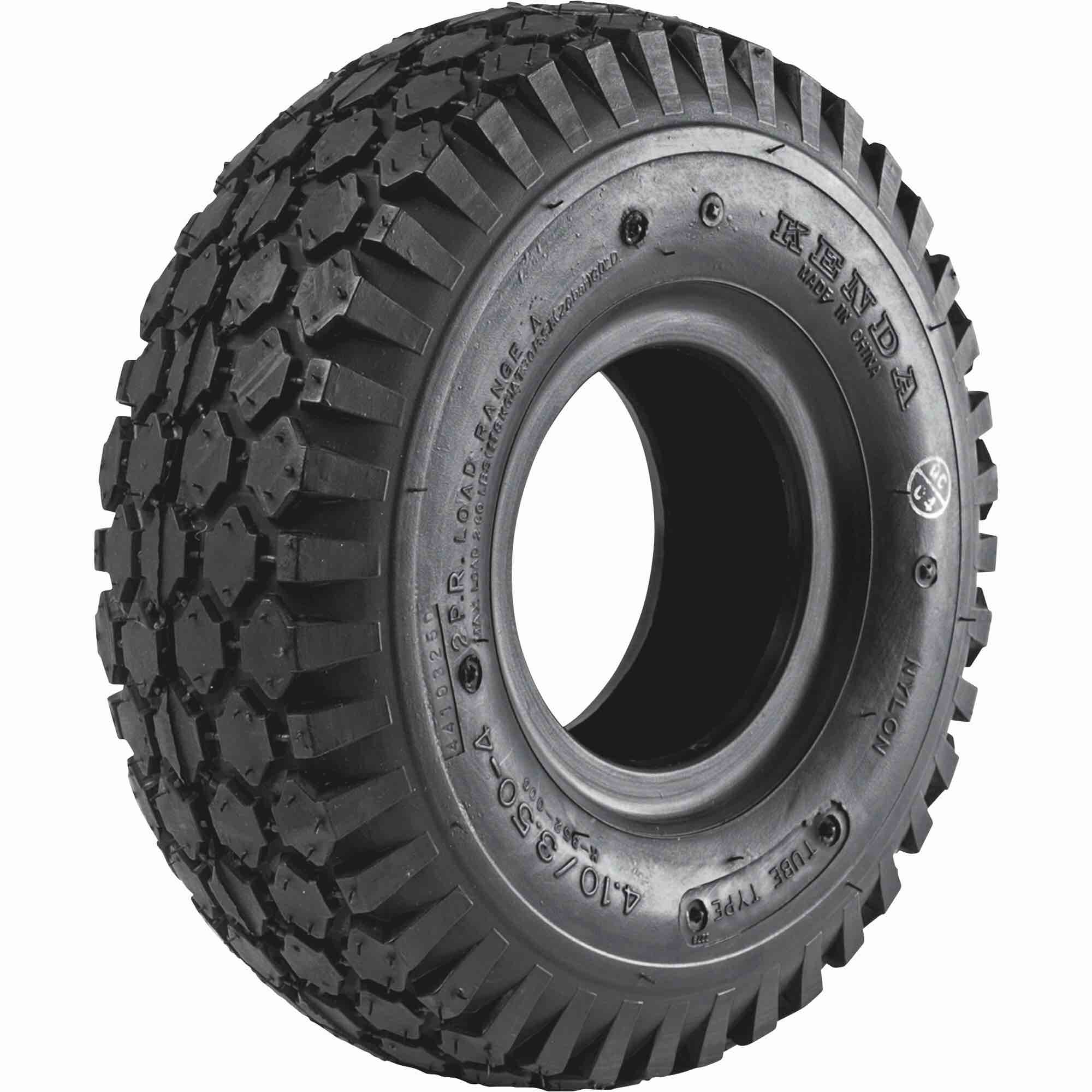 Kenda tires 1390 Kenda Studded Tread Replacement Tire for Pneumatic Assemblies, 410/350-4
