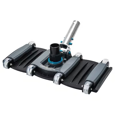 Project Source 5333311 Project Source 14 Flexible Swivel -Handle Pool Vacuum Head with Wheels