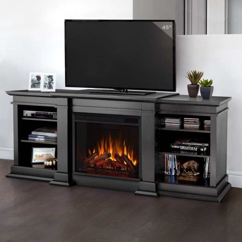 Fresno TV Stand with Fireplace