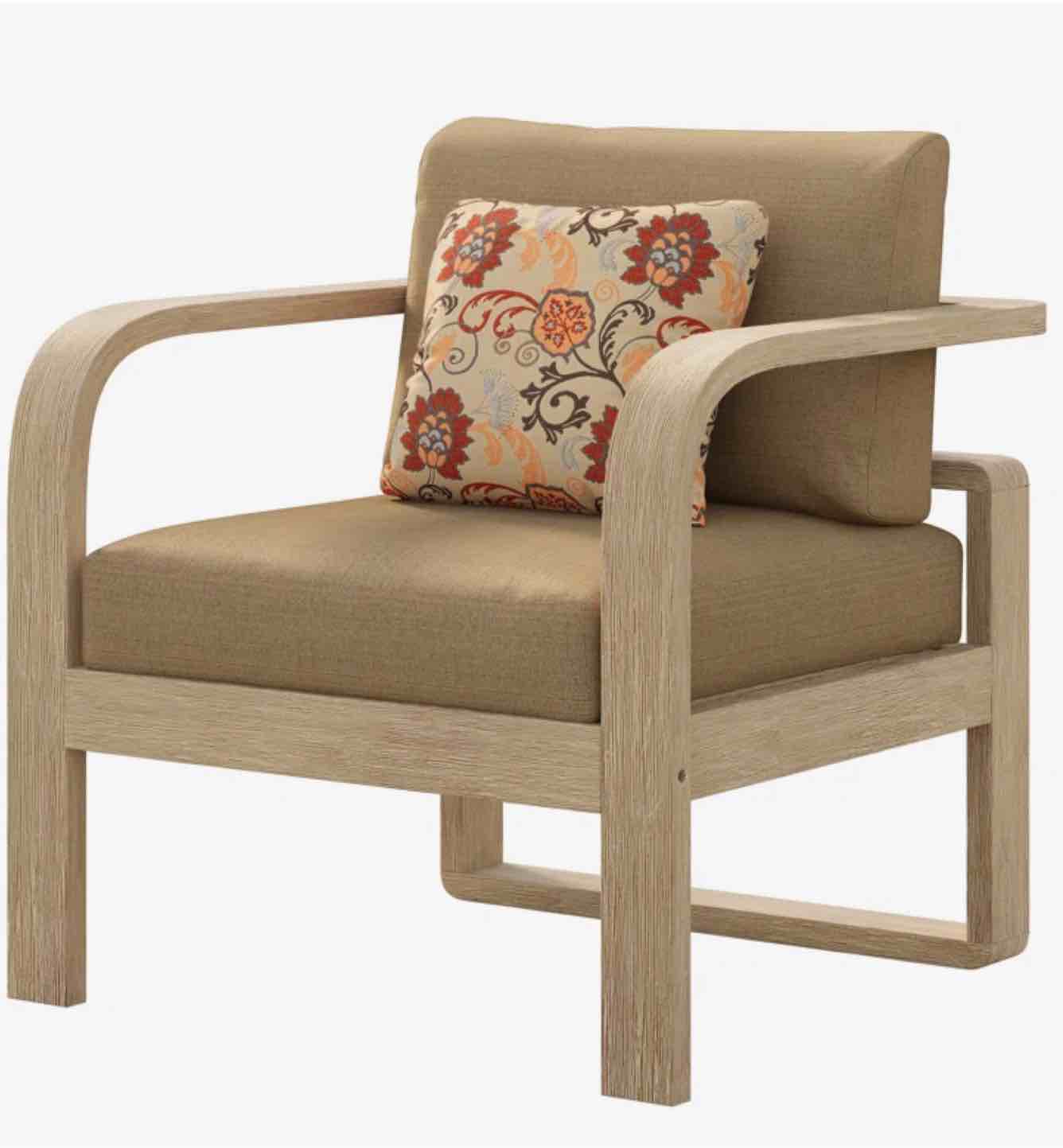 (incomplete)Queensland Acacia Outdoor Lounge Chair With Cushions