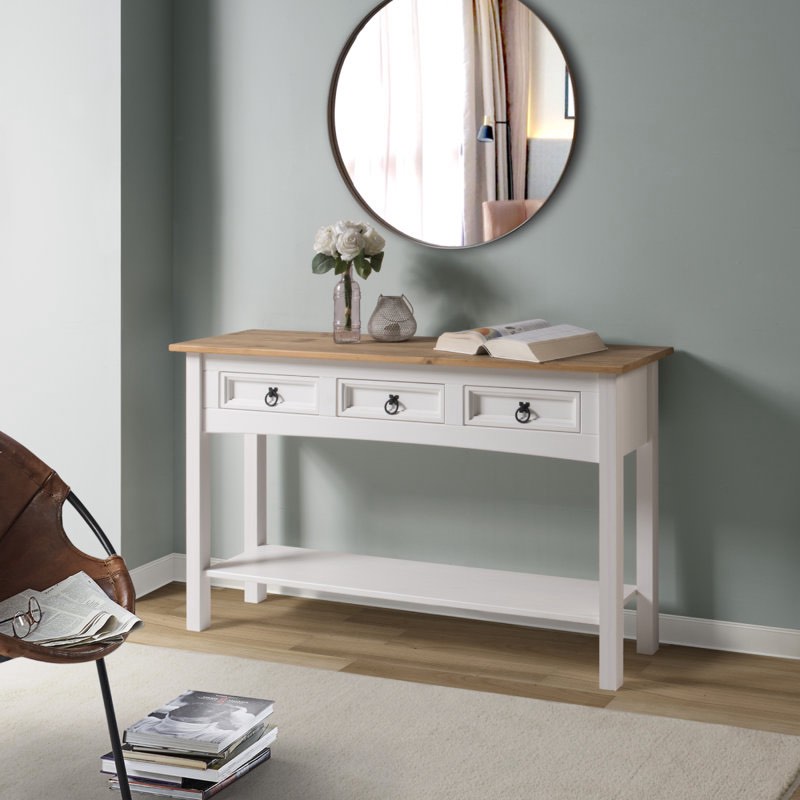 (incomplete)Dinnington 47.99" Solid Wood Console Table