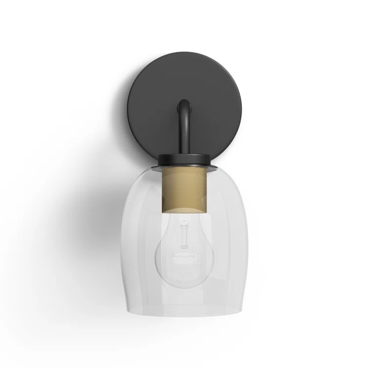 ((broken glass))Avelin 1 - Light Dimmable Vanity Light