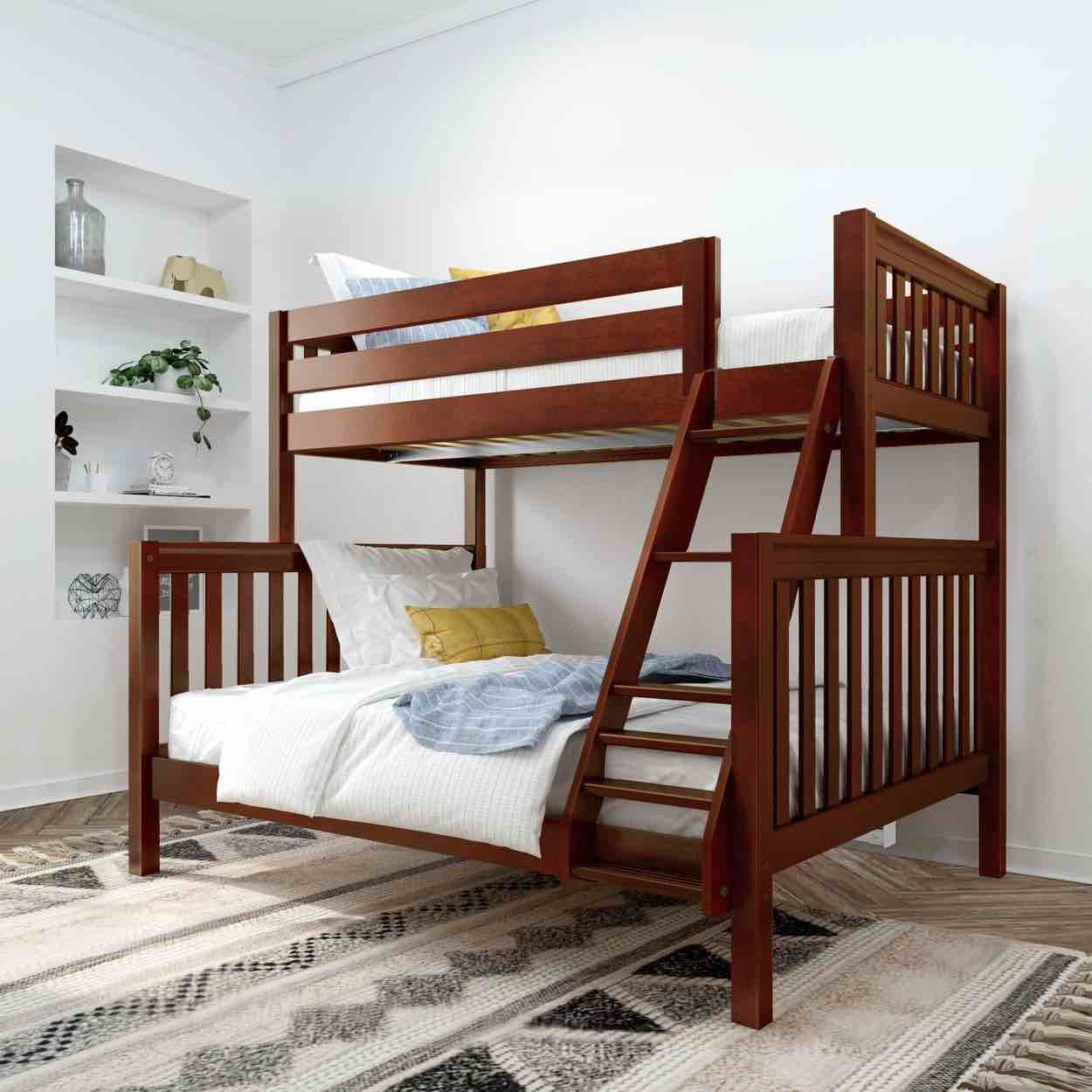 ((incomplete,similar ))twin XL over Queen bunk bed brown 