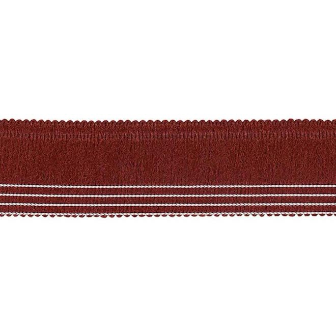 ((pack of 7))Multy Home Multy Edge Red 1.5-in Red/Pink Extruded Olefin/Polypropylene Runner (By-The-Foot)