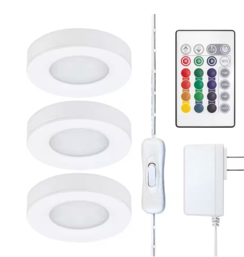 (similar) white color changing puck light kit