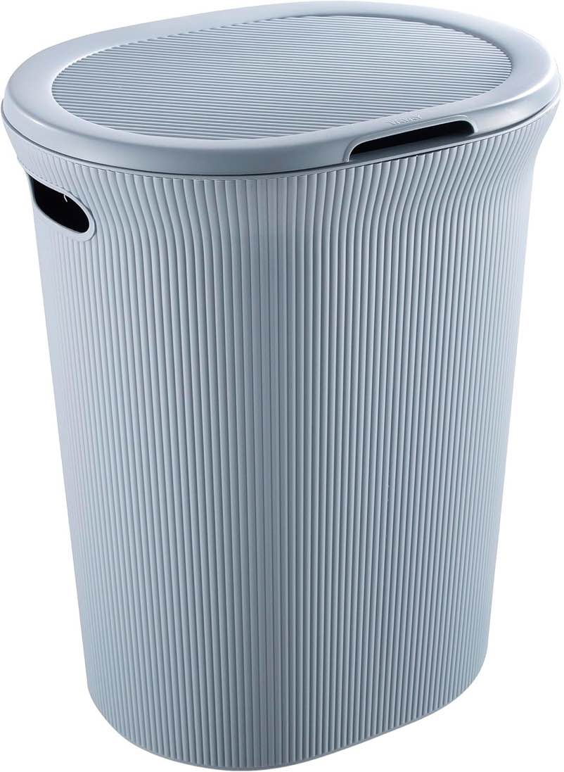 Ribbed Laundry Hamper 1.15 Bushel 40 Liter
