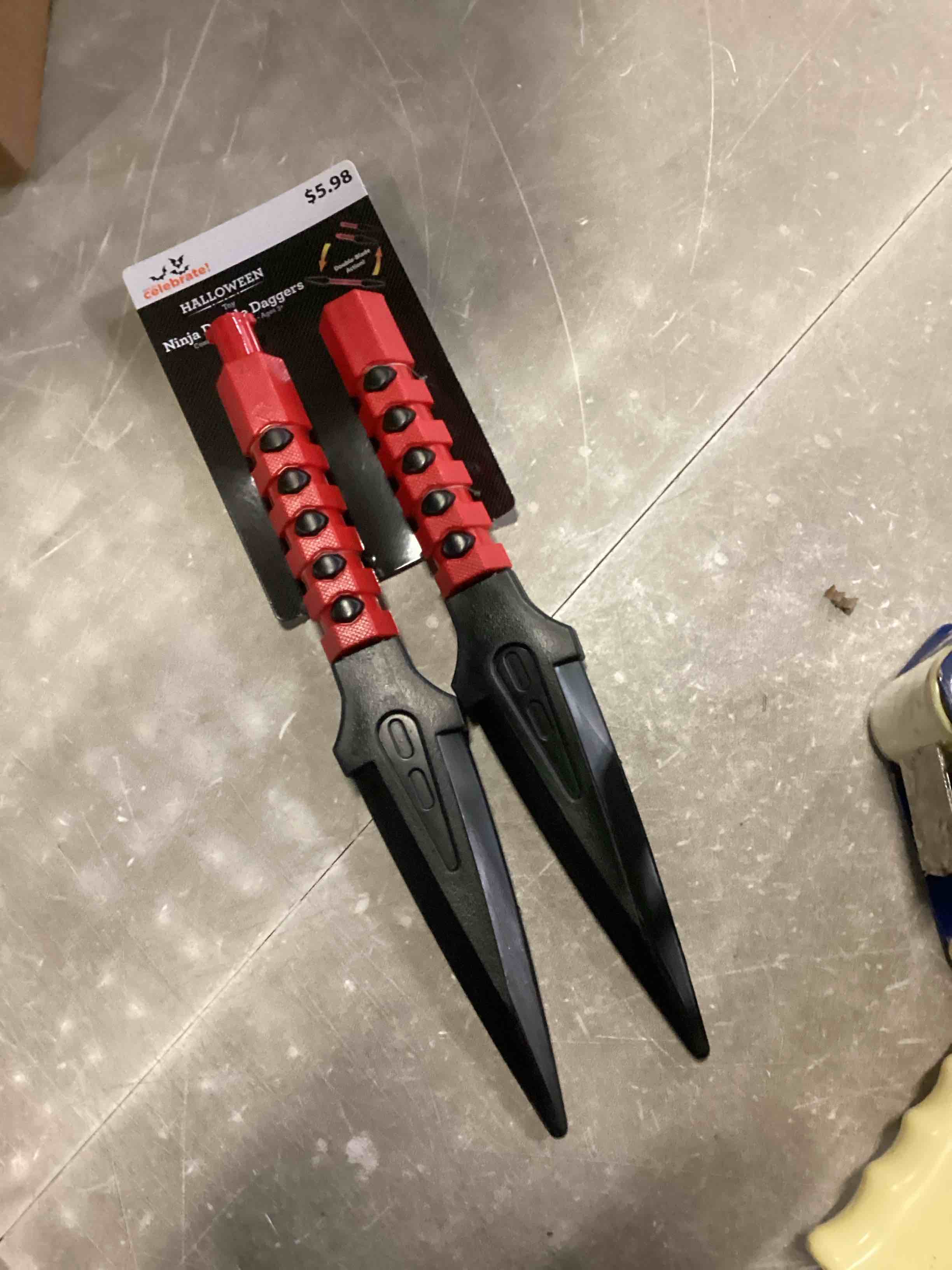 Assembled product height 26 inch Height Ninja Double Dagger, Halloween Accessory for Child, by Way to Celebrate