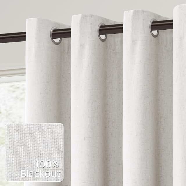 Solid Blackout Thermal Grommet Curtain Panels