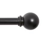 Wayfair Basics Ball End Single Curtain Rod, 28-48" or 48-86" Adjustable Length, 5/8" Dia. Steel