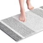 Mersin Gradient Chenille Water Absorbent Soft Plush Bath Rug