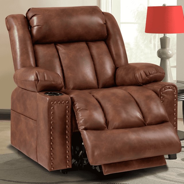 Marqis Triple Motor Large Power Lift Recliner Chair for Elderly with Headrest Heat and Massage