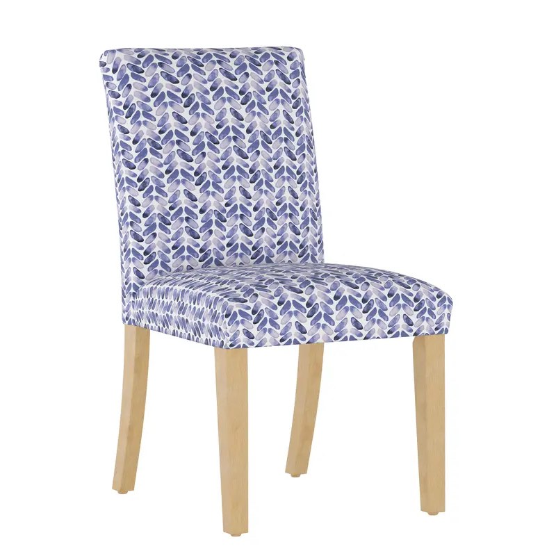 Dining Chair in Cableknit Blue Oga