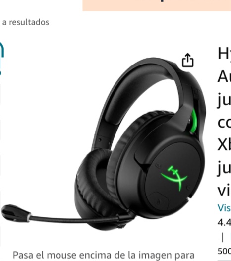 HyperX CloudX Flight – Wireless Gaming Headset, Official Xbox Licensed, Compatible with Xbox One and Series X|S, Game and Chat Mixer, Memory Foam, Detachable Noise-Cancellation Microphone,Black/ Green Wireless CloudX Flight