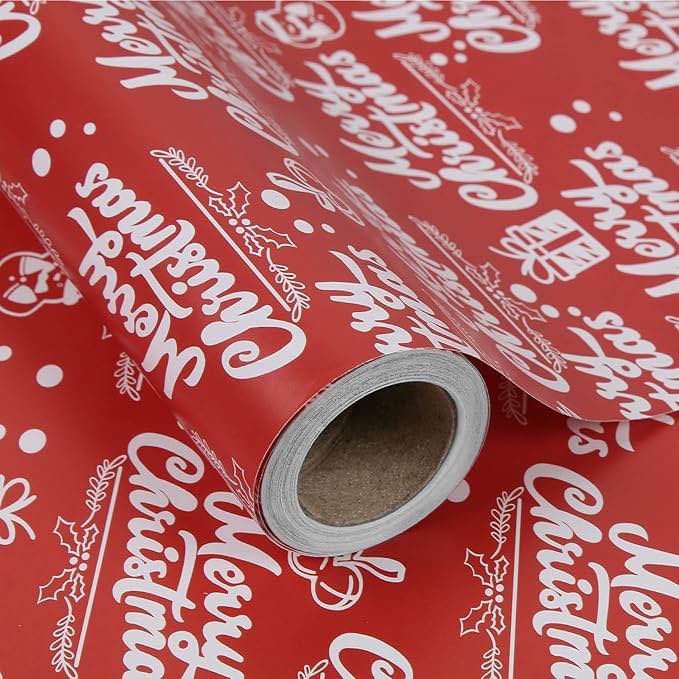 Aimyoo Green Snowman Christmas Wrapping Paper Jumbo Roll, Christmas Tree Candy Canes Gift Boxes Design, Kids Xmas Gift Wrap Paper 30 in x 72 ft Snowman 084 30in x 72ft
