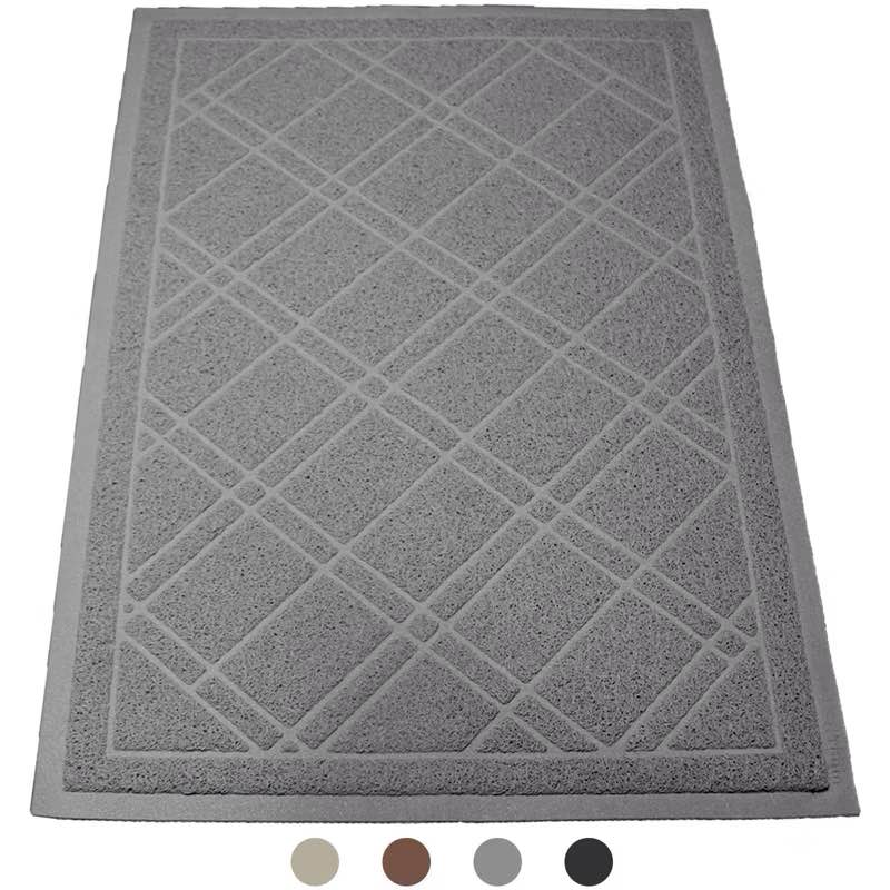 Iprimio Cat Litter Box Mat, Gray