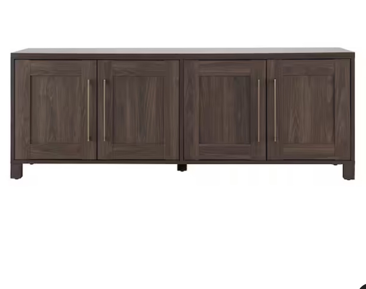 Chabot 68 in. Alder Brown TV Stand Fits TV's up to 75 in.