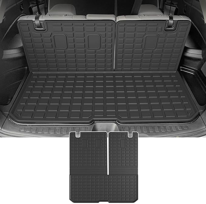 Powoq 8-Seat Cargo Mat Compatible With 2016-2022 Honda Pilot Trunk