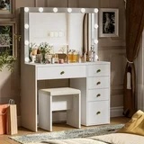 Makeup Vanity with 3 Lighting Colors