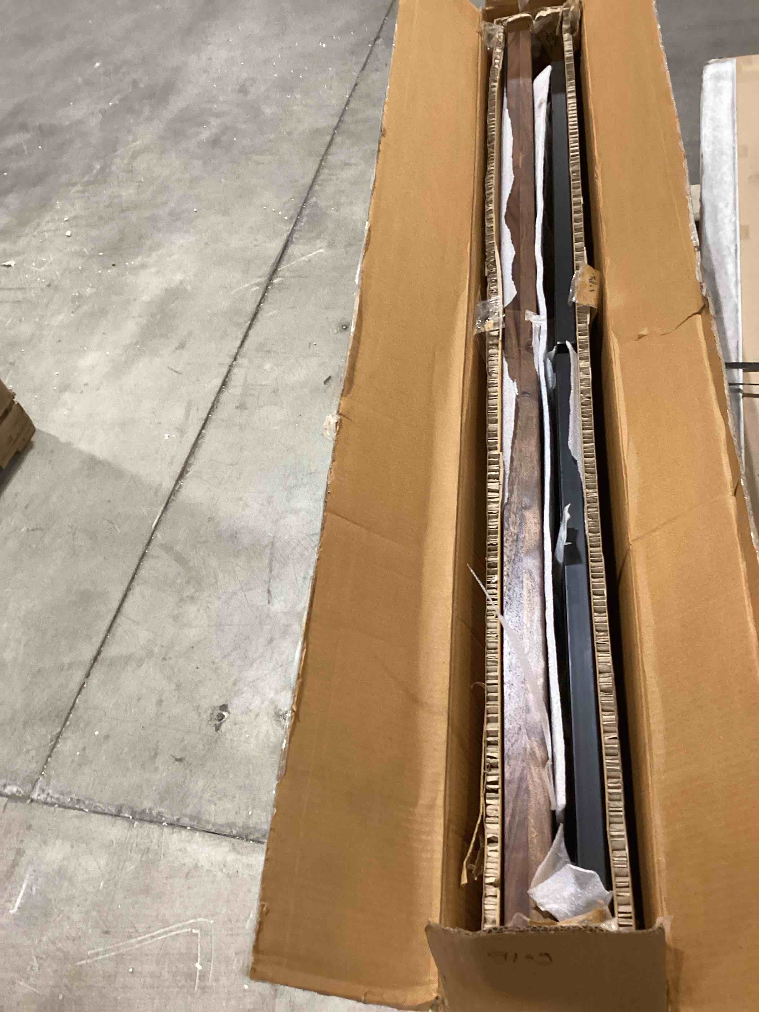 Condition photo showing Good Condition for incomplete Esterly 70" Rosewood Console Table