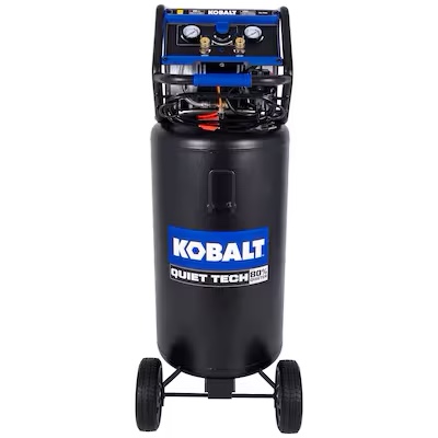 Kobalt QUIET TECH 26-Gallon Portable Electric 150 PSI Vertical Air Compressor