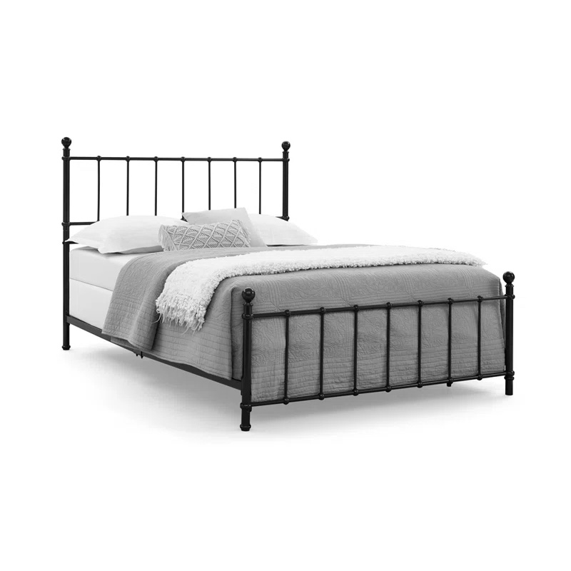 Elfin Flat Rail Spindle Metal Bed