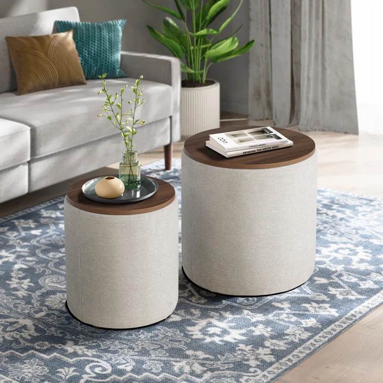 bernnet storage ottoman linen set