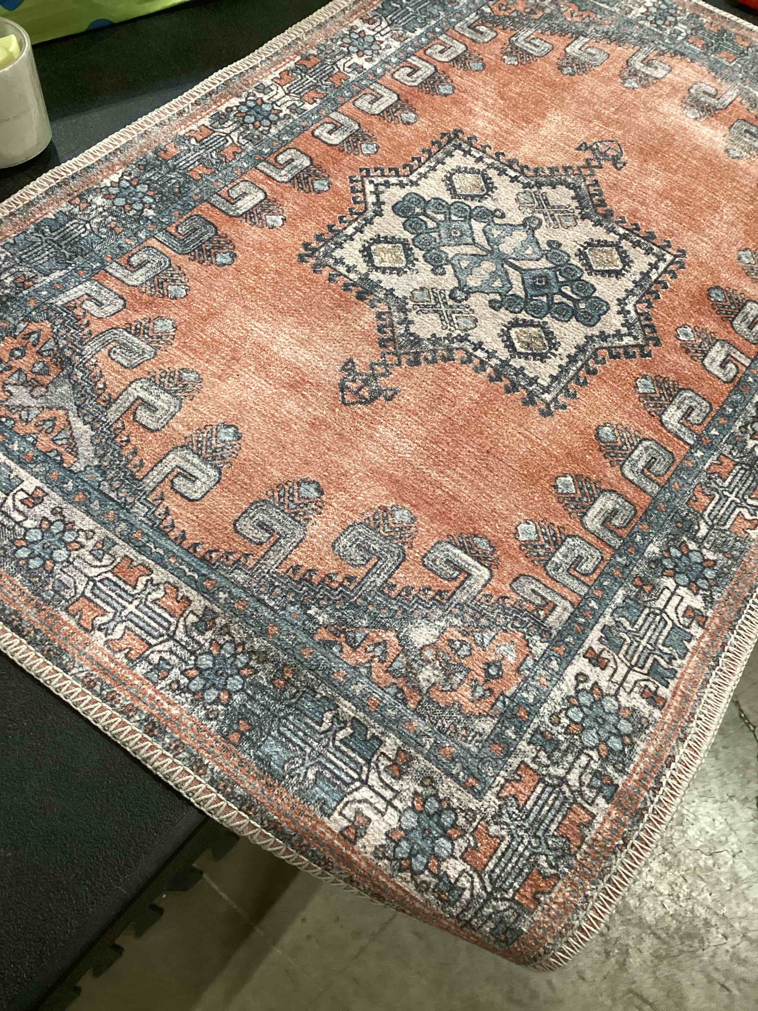 Koressa Area Rug with Non-Slip Backing