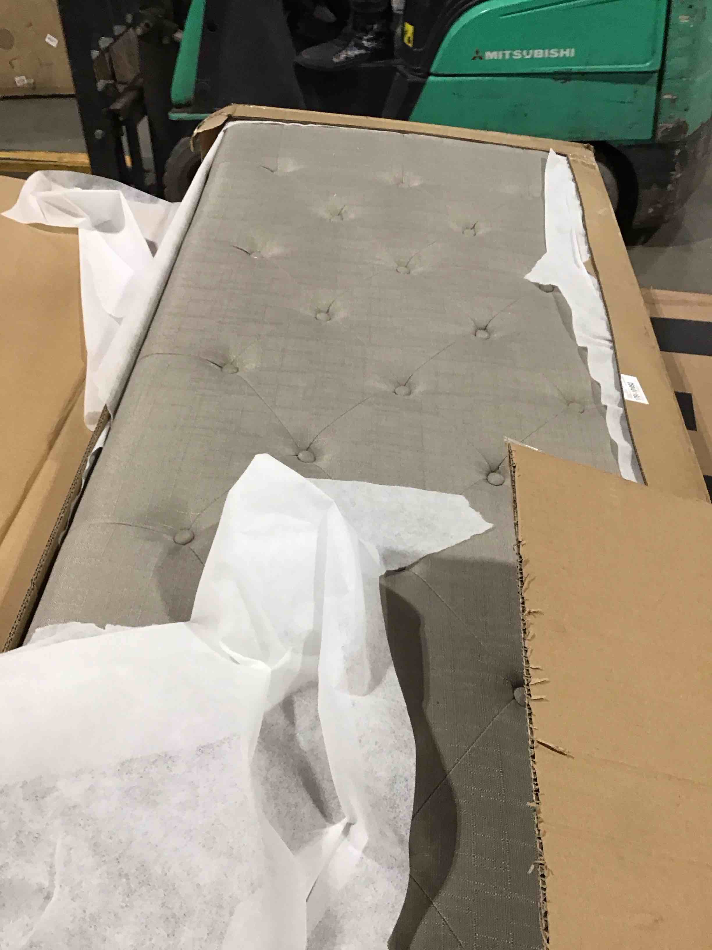 Boswell Tufted Upholstered Low Profile Platform Bed