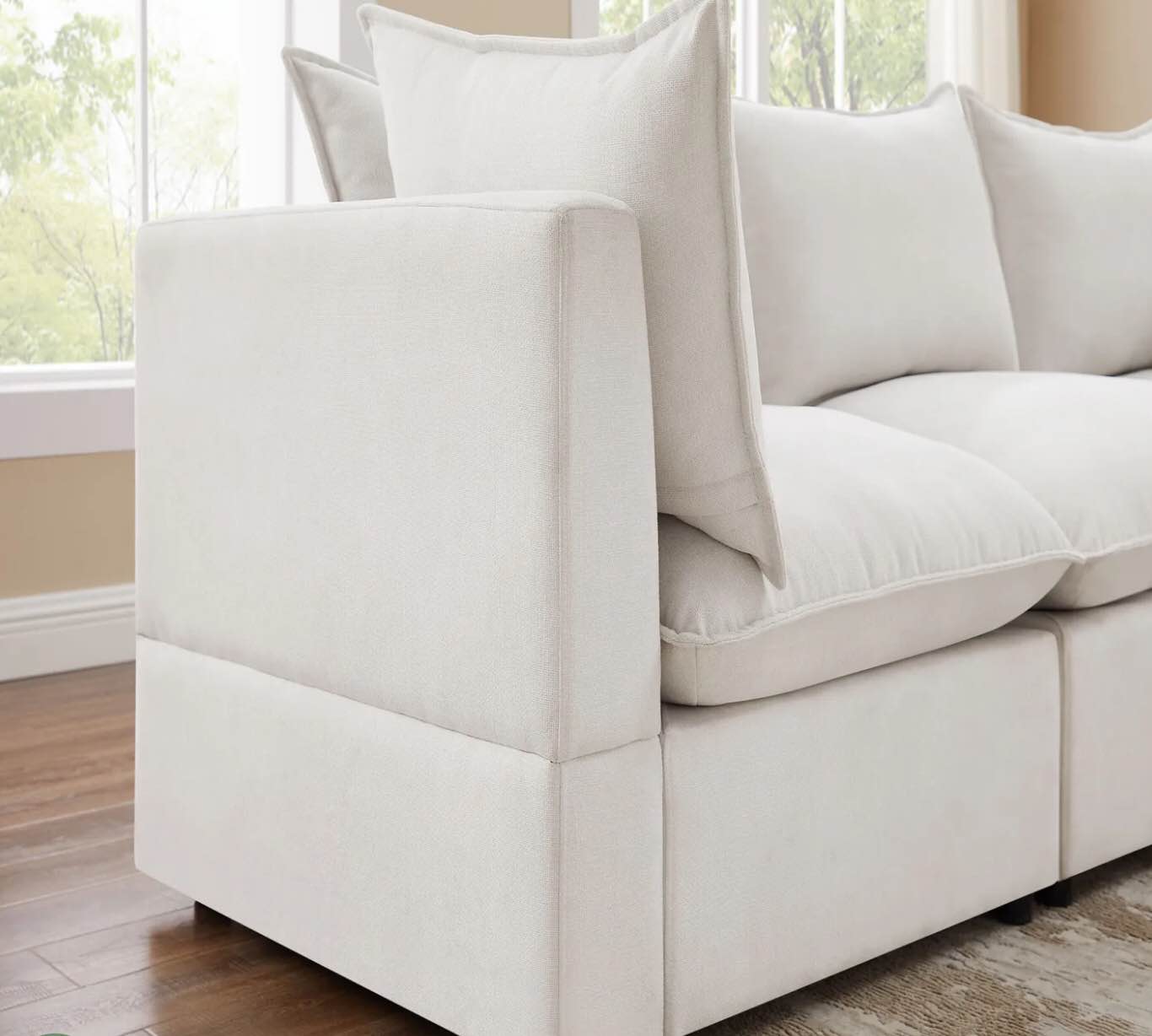 Modular 7009 Left Hand Facing Side Seat Beige