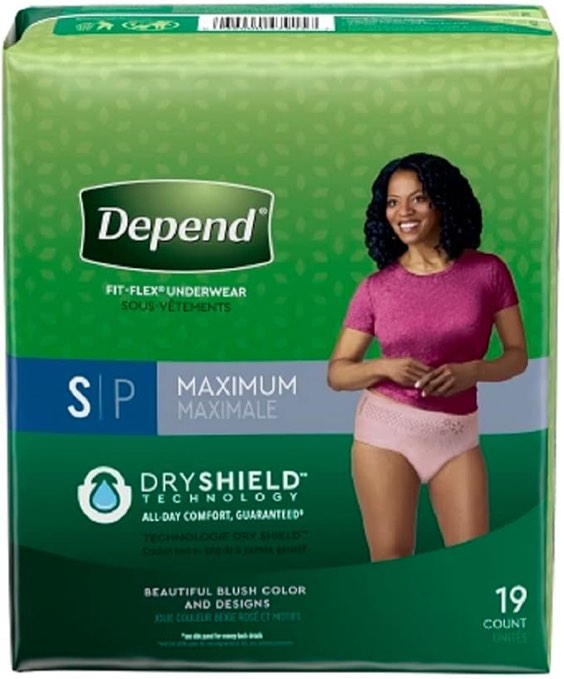 Depend Fit Flex Adult Underwear heavy absorbency 