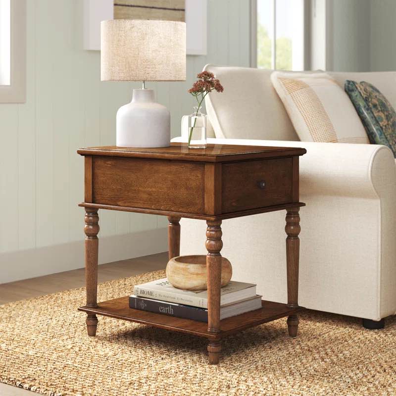 Birkley End Table with Storage Drawer