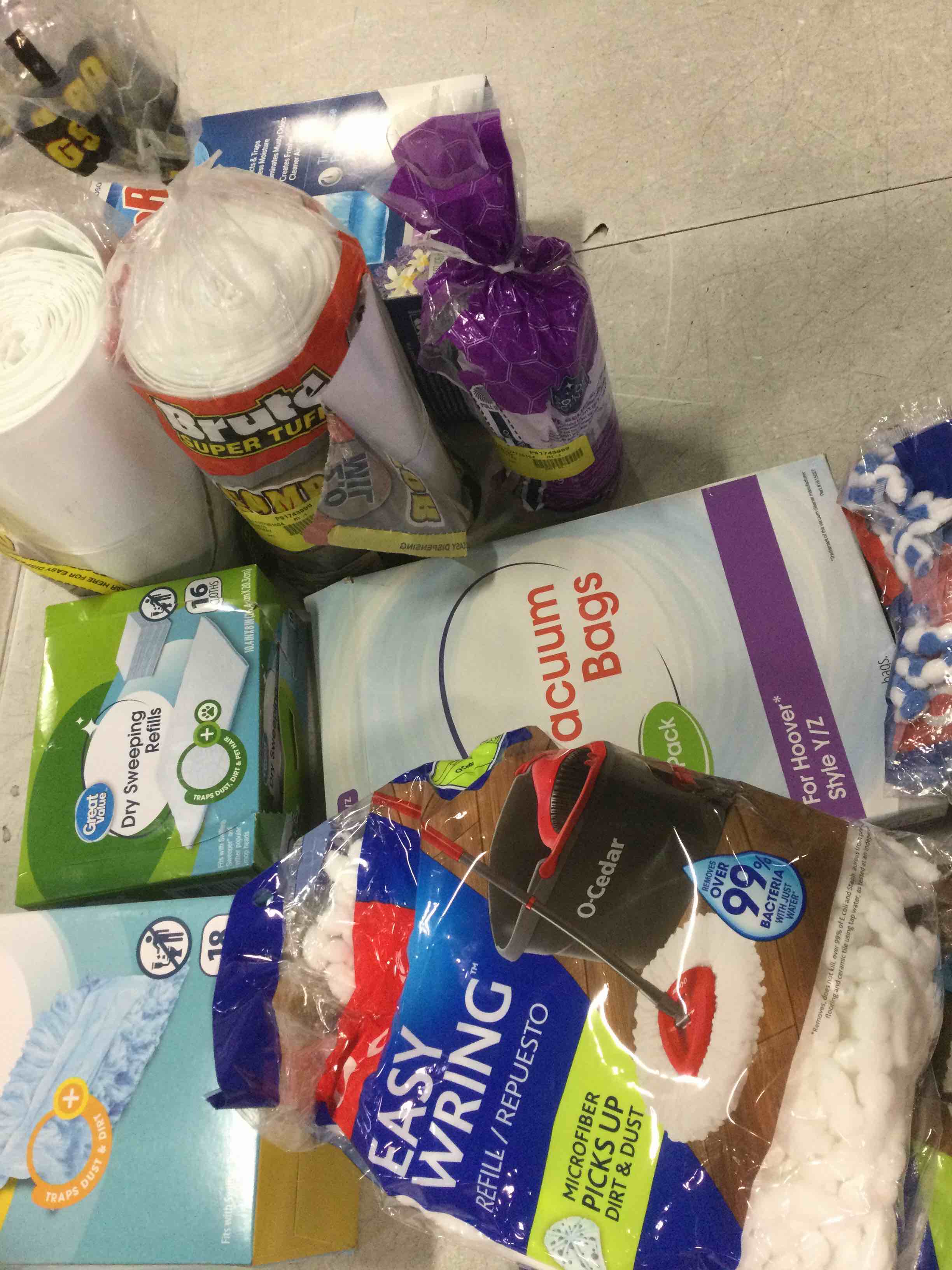 variety of utility items 