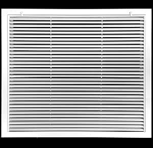 30" X 24" Aluminum Return Filter Grille - Easy Airflow - Linear Bar Grilles [Outer Dimensions: 31.75w X 25.75h]